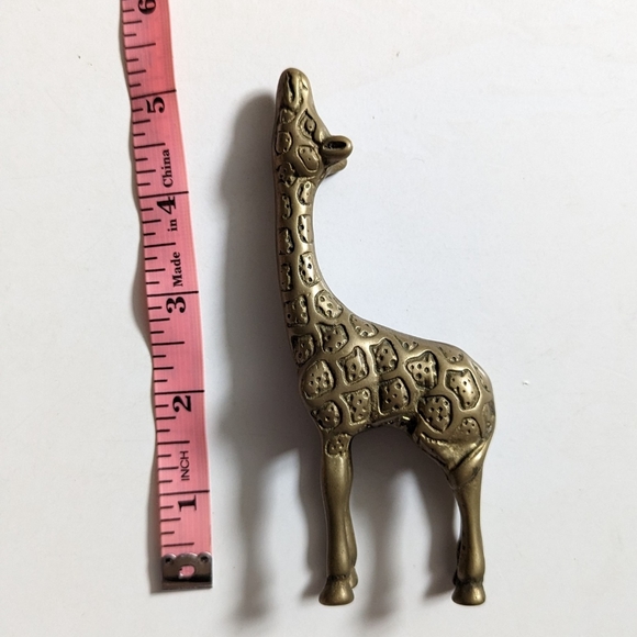 Bronze Giraffe Figurine | Baby Shower Gift, Nursery Decor - Picture 2 of 2